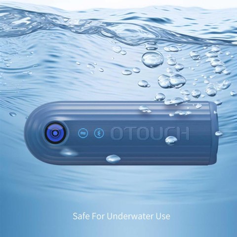 Masturbator wodoodporny Otouch Submarine niebieski z wibracjami OTOUCH