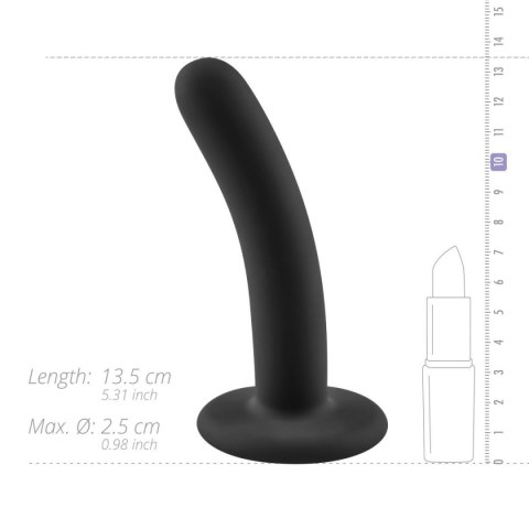 No-Parts - Logan Dildo 13.5 cm - Black ONE-DC B.V.