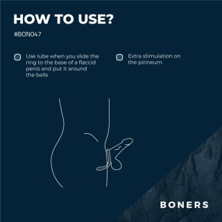 Pierścień erekcyjny silikonowy Boners Boners