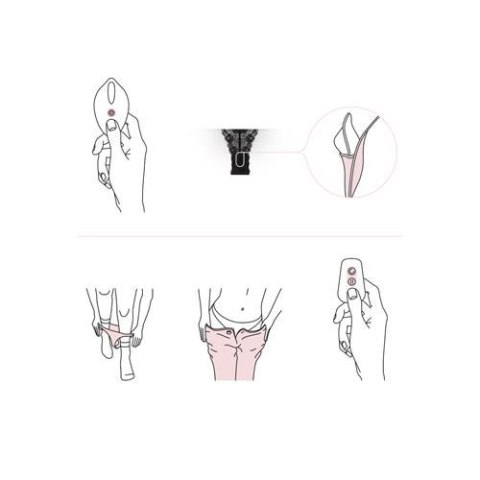 Vibrating BoyShort black ONE-DC B.V.