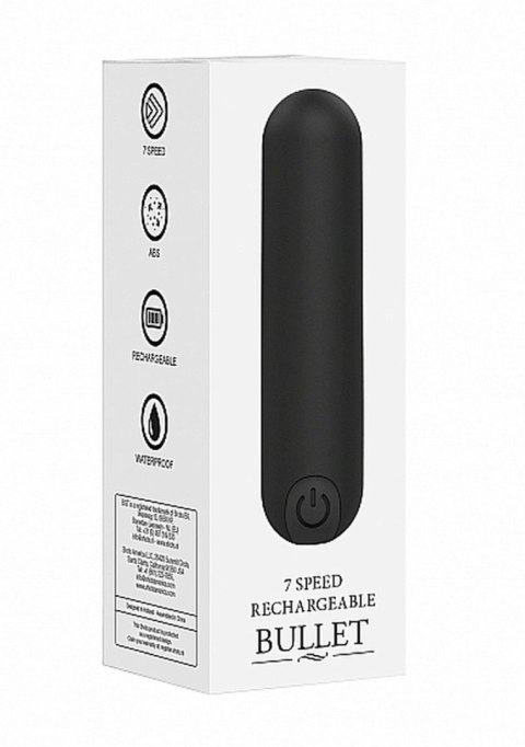 10 Speed Rechargeable Bullet - Black SHOTS
