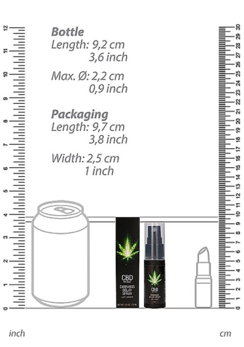CBD Cannabis Delay Spray - 15 ml SHOTS