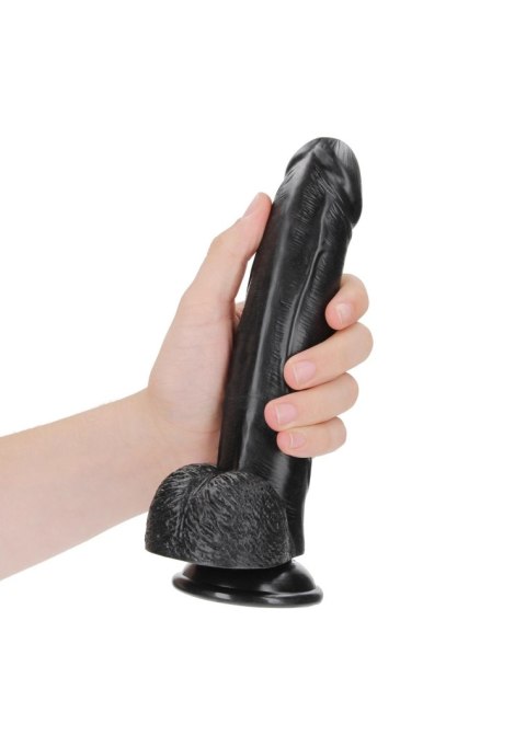Curved Realistic Dildo Balls Suction Cup - 8""""/ 20,5 cm SHOTS
