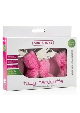 Furry Handcuffs - Pink SHOTS