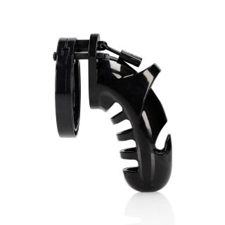 Model 26 - Chastity Cage - 4.5'' / 11,5 cm - Black SHOTS