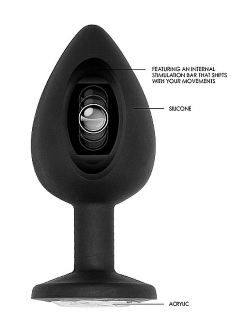 N0. 91 - Self Penetrating Butt Plug - Black SHOTS