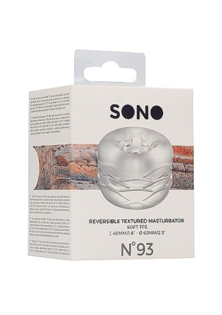 N0. 93 - Reversible Masturbator and Bumper - Transparent SHOTS