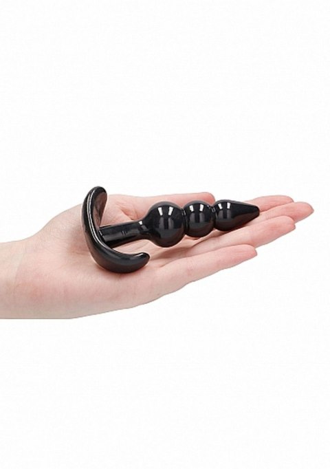 NO. 80 - 4-Piece Butt Plug Set - Black SHOTS