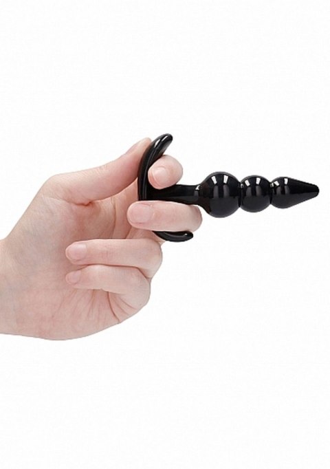 NO. 80 - 4-Piece Butt Plug Set - Black SHOTS