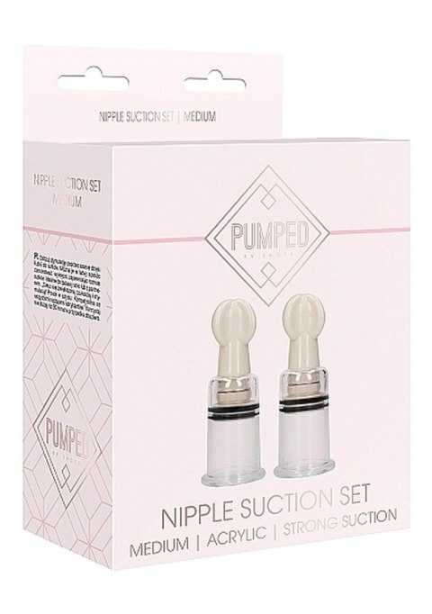 Nipple Suction Set Medium - Transparent SHOTS