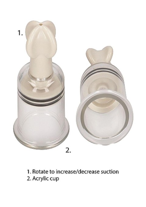 Nipple Suction Set Medium - Transparent SHOTS