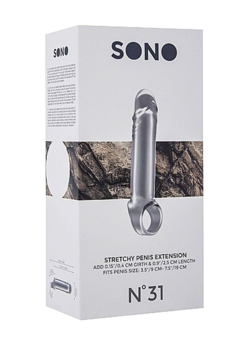 No.31 - Stretchy Penis Extension - Translucent SHOTS