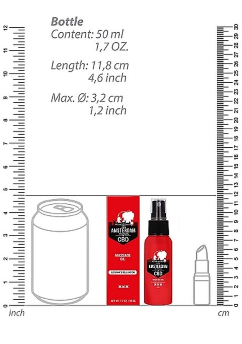 Original CBD from Amsterdam - Massage Oil - 50 ml SHOTS