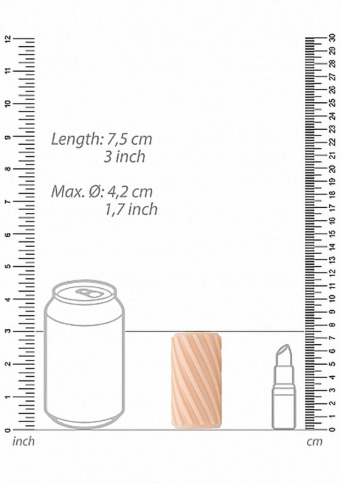Self Lubrication Pocket Masturbator - Flesh SHOTS