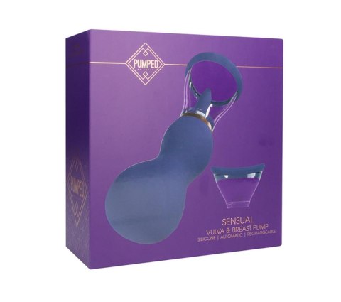 Sensual - Rechargeable Vulva and Breast Pump - Purple SHOTS
