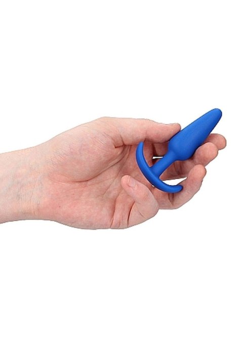 Slim Butt Plug - Blue SHOTS