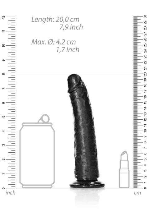 Slim Realistic Dildo with Suction Cup - 7""""/ 18 cm SHOTS
