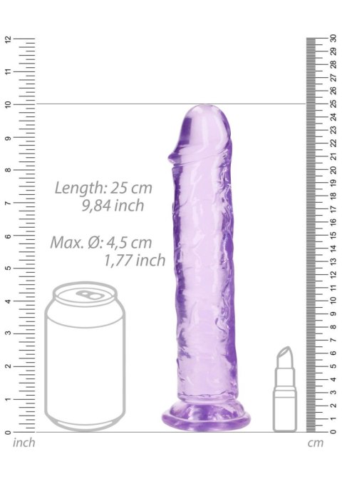 Straight Realistic Dildo with Suction Cup - 9'' / 23 SHOTS