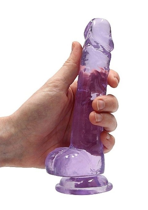 7"" / 18 cm Realistic Dildo With Balls - Purple Boss of toys