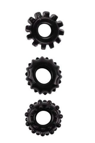 ALL TIME FAVORITES SET OF 3 COCKRINGS BLACK TONGA