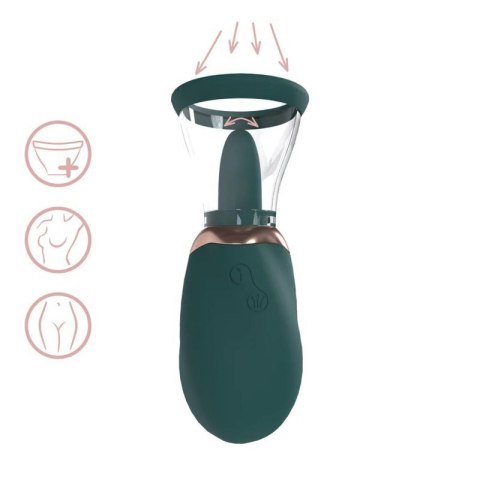 Boost - Rechargeable Vulva and Breast Pump - Forest Green Boss of toys