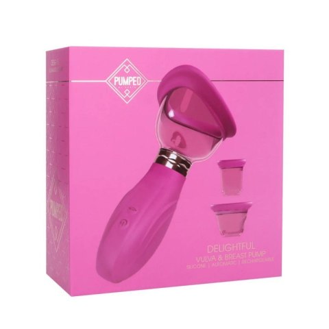 Delightful - Rechargeable Vulva and Breast Pump - Pink Boss of toys