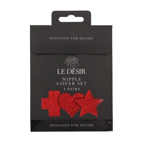 Nipple Cover Set - Cross Star Heart - Red Boss of toys