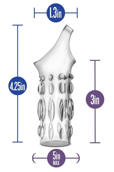 PERFORMANCE STUDDED SLEEVE RING CLEAR TONGA