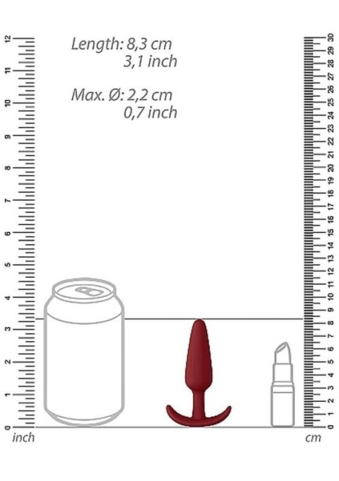 Slim Butt Plug - Red Boss of toys