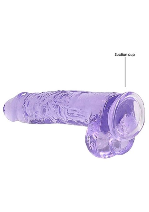9"" / 23 cm Realistic Dildo With Balls - Purple SHOTS