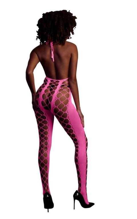 Bodystocking with Halterneck - Pink - XS/XL SHOTS