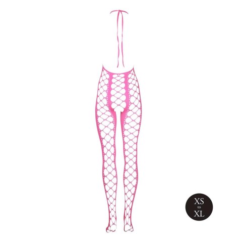 Bodystocking with Halterneck - Pink - XS/XL SHOTS