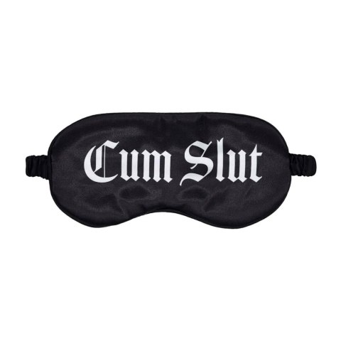 Cum Slut - Printed Satin Mask SHOTS