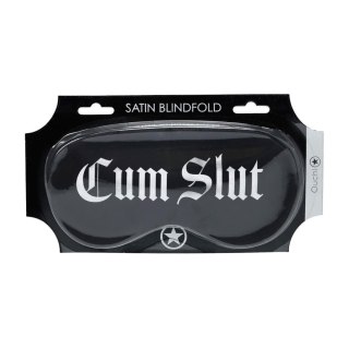 Cum Slut - Printed Satin Mask SHOTS