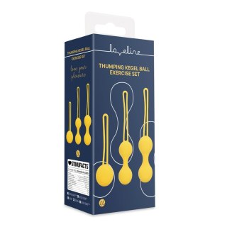 Kegel Ball Exercise Set - Lemonade Yellow Loveline