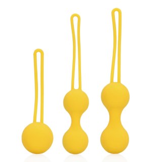 Kegel Ball Exercise Set - Lemonade Yellow SHOTS