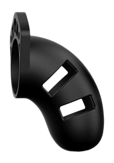 Model 20 - Chastity - 3.5"""" - Silicone Cock Cage - Black SHOTS