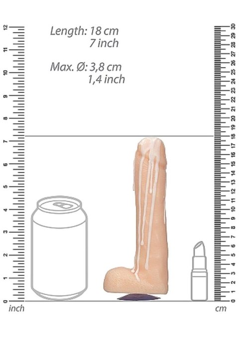 Mydło- Dicky Soap With Balls - Cum Covered - Flesh S-Line