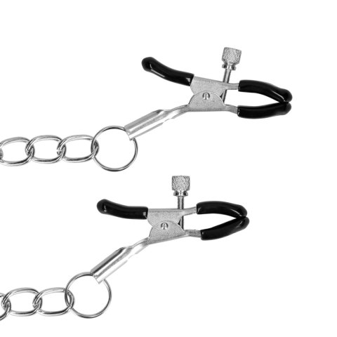 O-Ring Gag with Nipple Clamps SHOTS