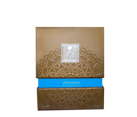 Perfumy feromonowe Shiatsu Hot jasnoniebieskie 15 ml Hot