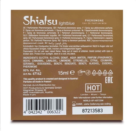 SHIATSU Pheromon Fragrance man lightblue 15 ml HOT Productions & Vertriebs GmbH