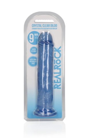 Straight Realistic Dildo with Suction Cup - 9'' / 23 SHOTS