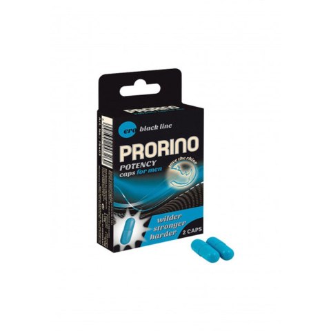Supl.diety-PRORINO Men- 2pcs black line Potency Caps HOT Productions & Vertriebs GmbH