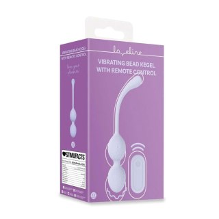 Vibrating Bead Kegel with Remote Control - Lavender SHOTS