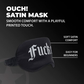 Fuck Off - Printed Satin Mask Ouch!