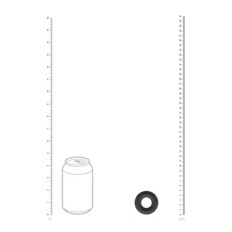Liquid Silicone Cockring - S - Black Boss of toys