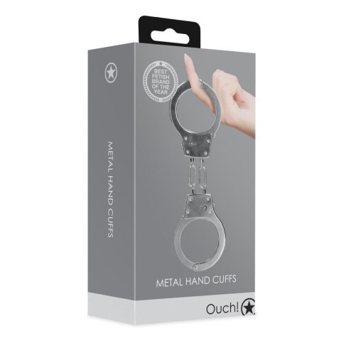 Metal Hand Cuffs - Silver Boss of toys