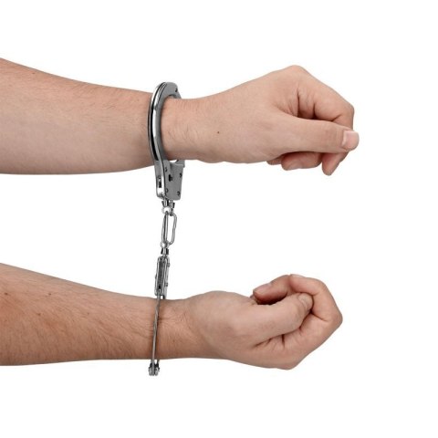 Metal Hand Cuffs - Silver Boss of toys