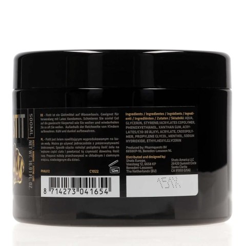 Numbing Lubricant - 500 ml Fist It
