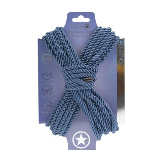 Polyester Bondage Rope - 32.8 ft / 10 m - Navy Blue Ouch!